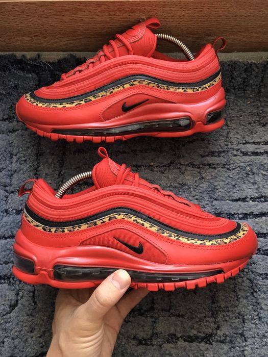 nike air max 97 leopard red